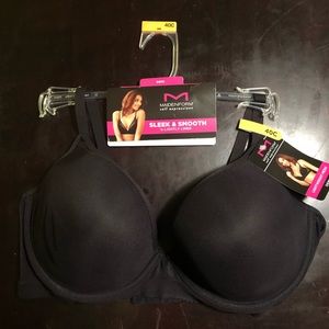 Maidenform 40C Black Mesh Demi Bra